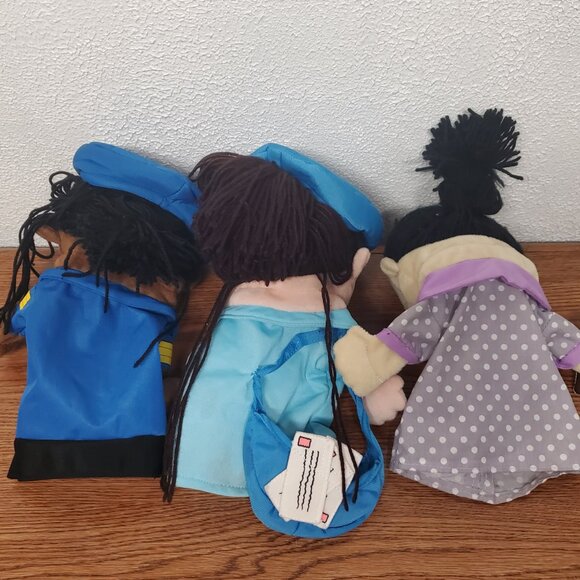 Plush Cloth Pretend Play 10" Hand Pupppets - Lot of 3 - Picture 7 of 10